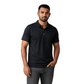 Men' Black Burbury Designed T-Shirt With Collar – Classic Fit.