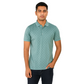 Men's Green Burbury Designed T-Shirt With Collar – Classic Fit.