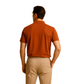 Men's Orange Polo T-Shirt With Collar – Classic Fit.