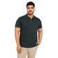 Men' Green Designed T-Shirt With Collar – Classic Fit.