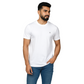 Men' White Plain T-Shirt Without Collar – Classic&Sport Fit.