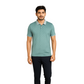Men's Green Burbury Designed T-Shirt With Collar – Classic Fit.