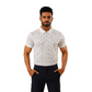 Men' White DIO Designed T-Shirt With Collar – Classic Fit.