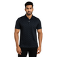 Men' Black Burbury Designed T-Shirt With Collar – Classic Fit.