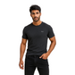 Men' Black Designed T-Shirt Without Collar – Classic & Sport Fit.