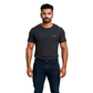 Men' Black Designed T-Shirt Without Collar – Classic & Sport Fit.